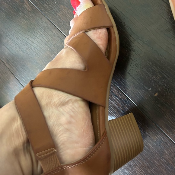 Strappy brown Gladiator Sandals - Picture 2 of 5